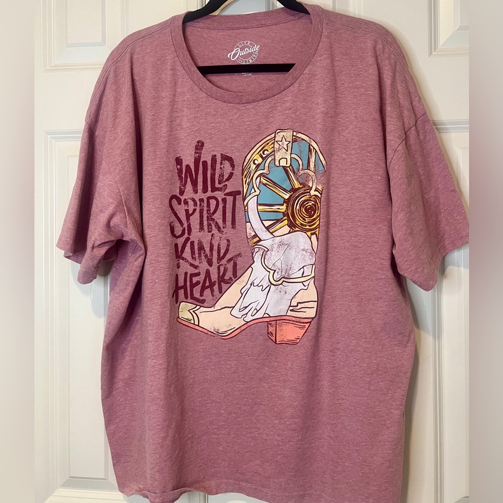 "Wild Spirit Kind Heart" graphic apparel brand Live Outside the Limits